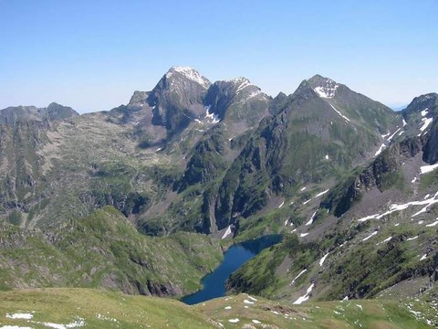 Le Mont Valier et l'étang long - Ariège - Midi Pyrénées