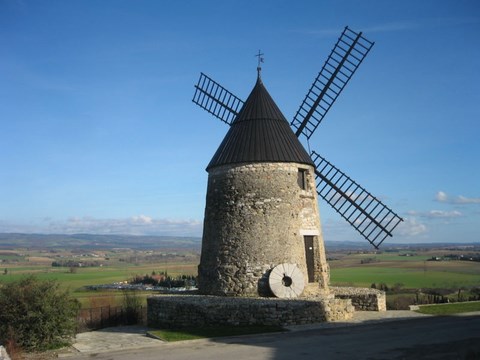 Moulin de Cugarel, pres de Castelnaudary - Aude - Languedoc Roussillon