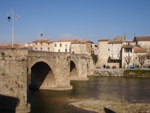 Limoux, le pont neuf - Aude - Languedoc Roussillon