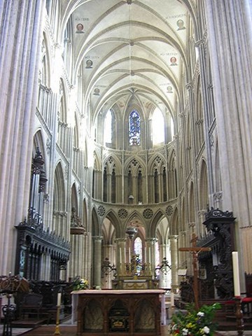 Bayeux, le choeur de la cathédrale - Calvados - Normandie