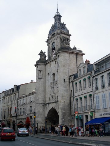 La Rochelle, tour de la grosse horloge - Charente Maritime - Poitou-Charente