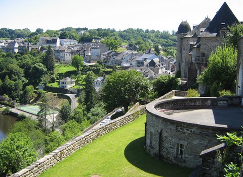 Uzerches, vue depuis le château - Corrèze - Limousin