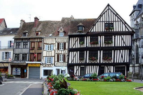 Vernon, maisons à colombages - Eure - Normandie