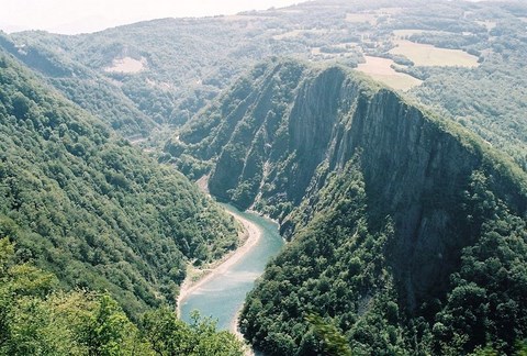 Les gorges du Drac, vues du train de la Mure - Isère - Rhone Alpes