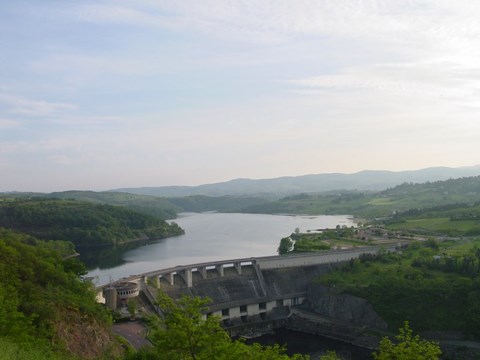 le barrage de Villerest - Loire - Rhone Alpes