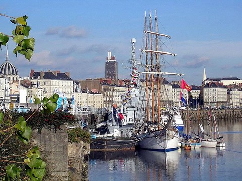 Le port de Nantes, quai de la Fosse - Loire Atlantique - Pays de Loire