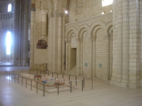 Fontevraud, intérieur de l'abbaye royale -  Maine et Loire - Pays de Loire