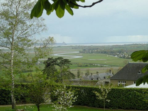 Avranches, vue depuis le jardin des plantes -  Manche - Normandie