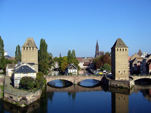 Les ponts couverts de Satrasbourg - Alsace - Bas Rhin