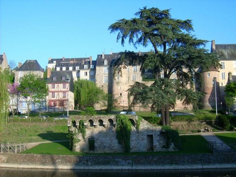 Le Mans, Cité Plantagenêt, muraille gallo-romaine - Sarthe - Pays de Loire