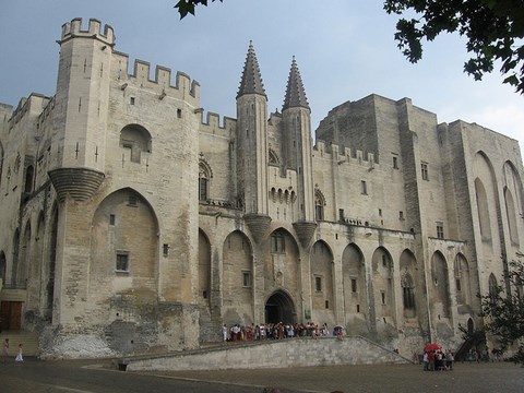 Avignon, le palais des Papes - Vaucluse - alpes-provence-cote d'azur (PACA)