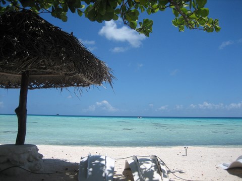 Iles Tuamotu, plage de Makemo - Polynésie Française