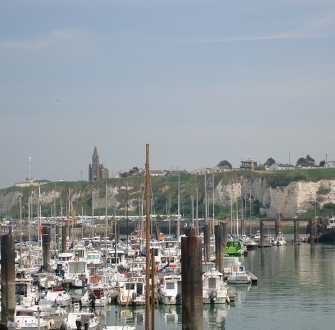 Dieppe, le port et les falaises - Seine-Maritime - Normandie