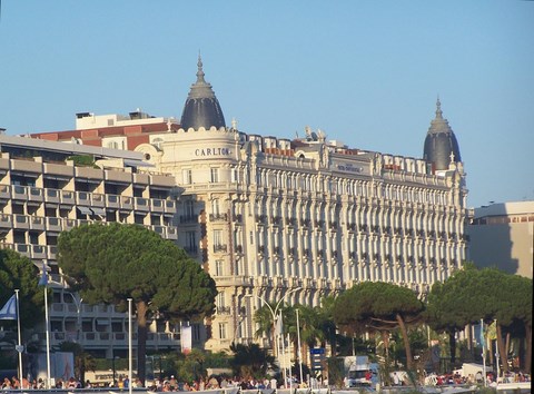 Cannes, le Carlton, palace - Cote d'Azur